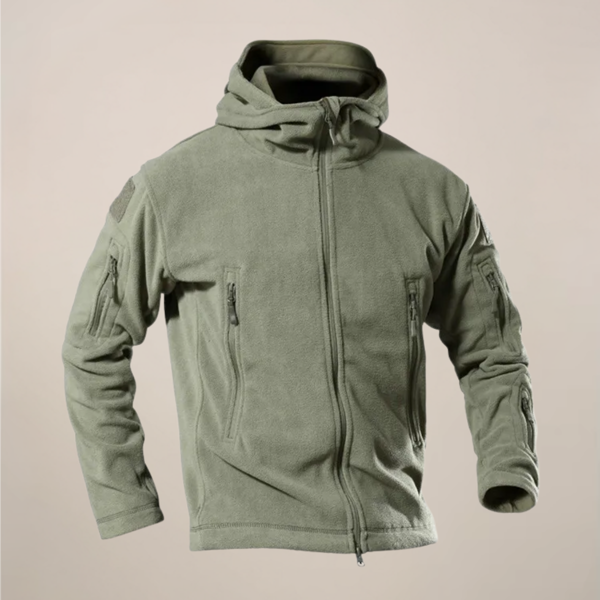 Men’s Water-Resistant Hooded Jacket – Autumn Outerwear