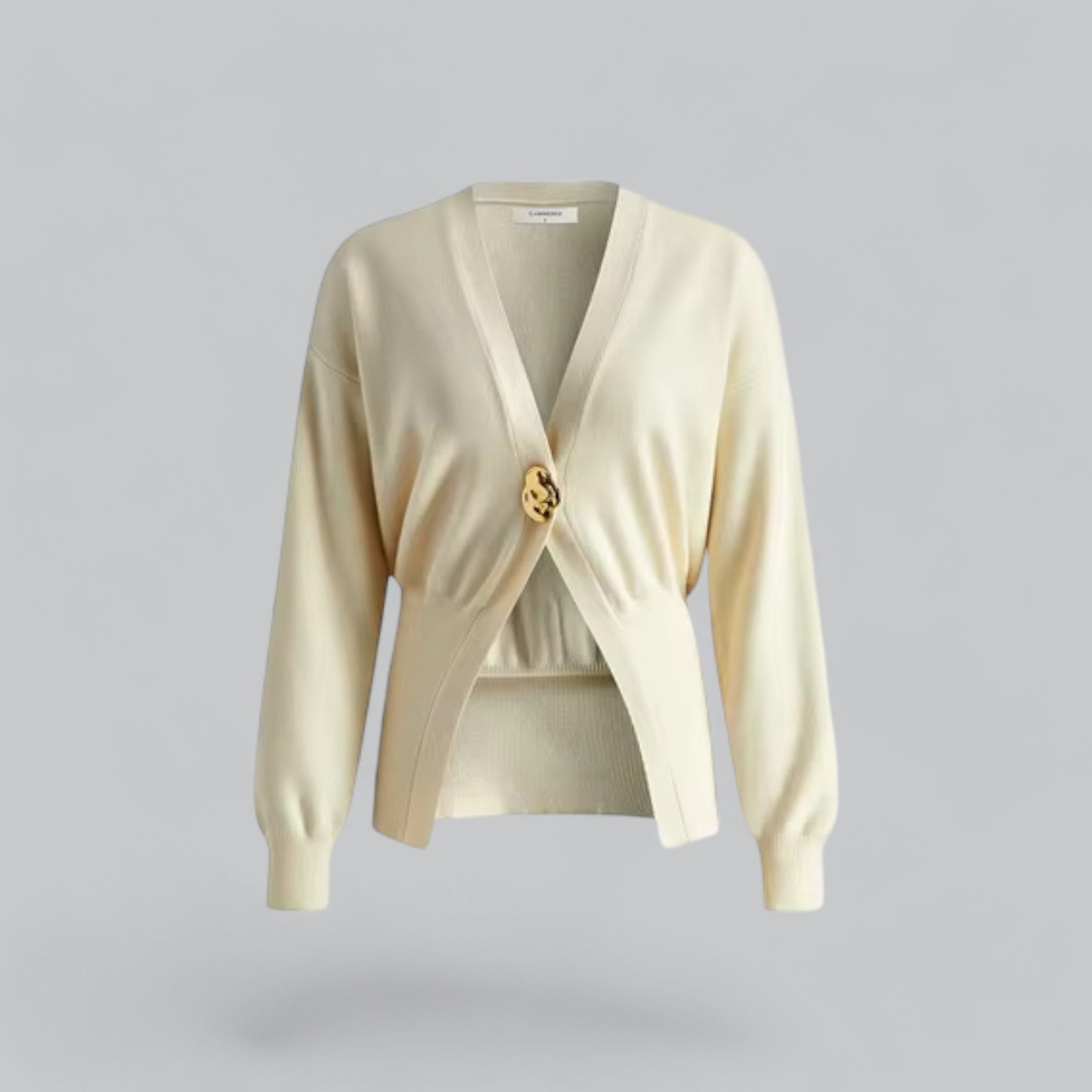 Chic V-Neck Single Breasted Women's Cardigan