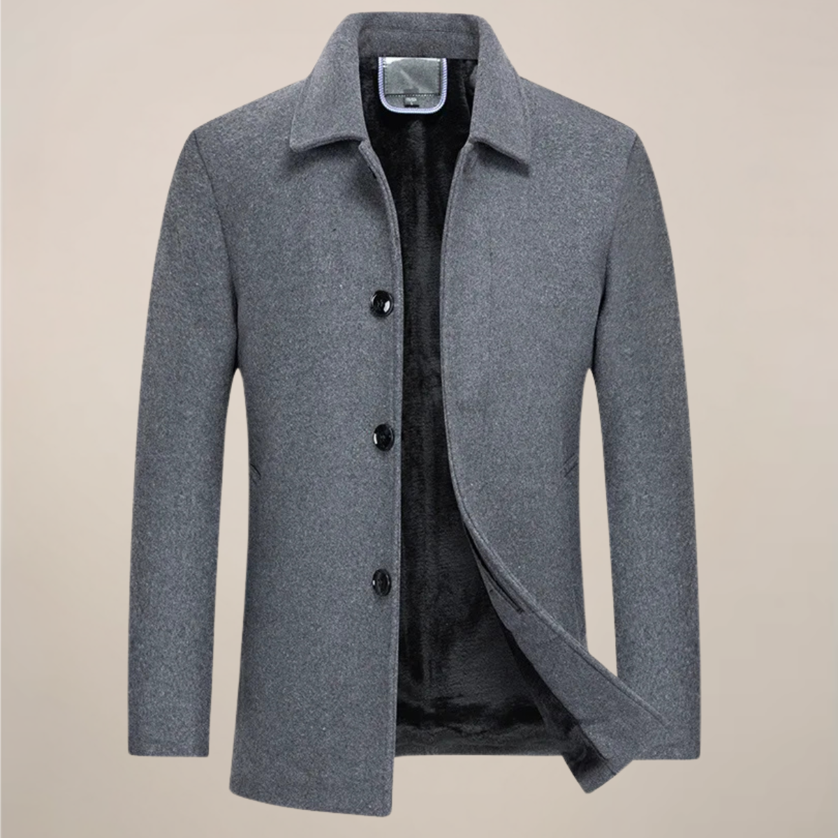 Men’s Button-Up Jacket – Smart Casual Outerwear for Autumn/Winter