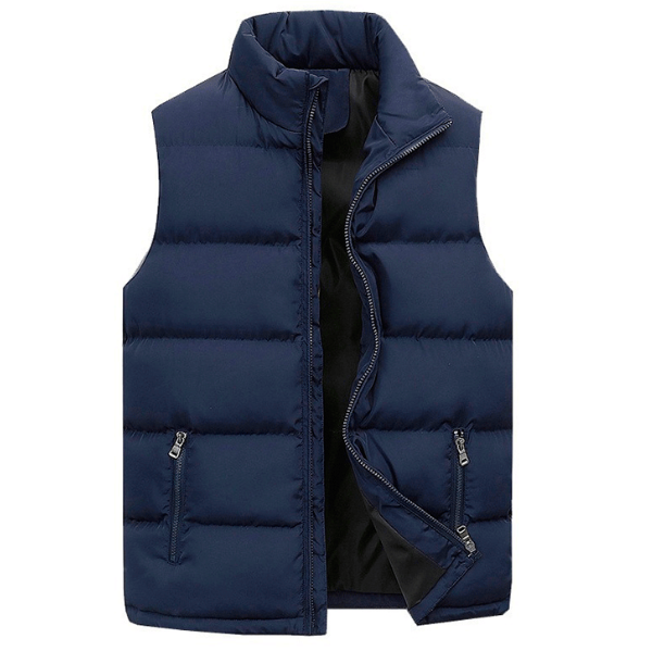 Men’s Padded Gilet with Zip Fastening – Smart Casual Layer