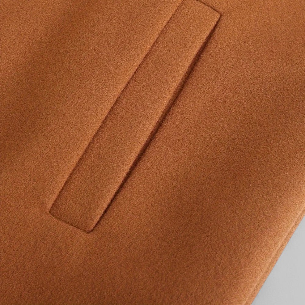 Men’s Smart Casual Coat – Minimalist Button Winter Coat