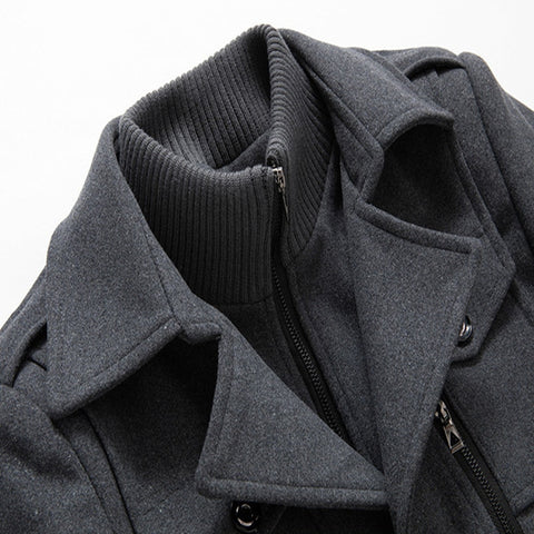 Men’s Tailored Military-Inspired Jacket – Structured Layering Piece