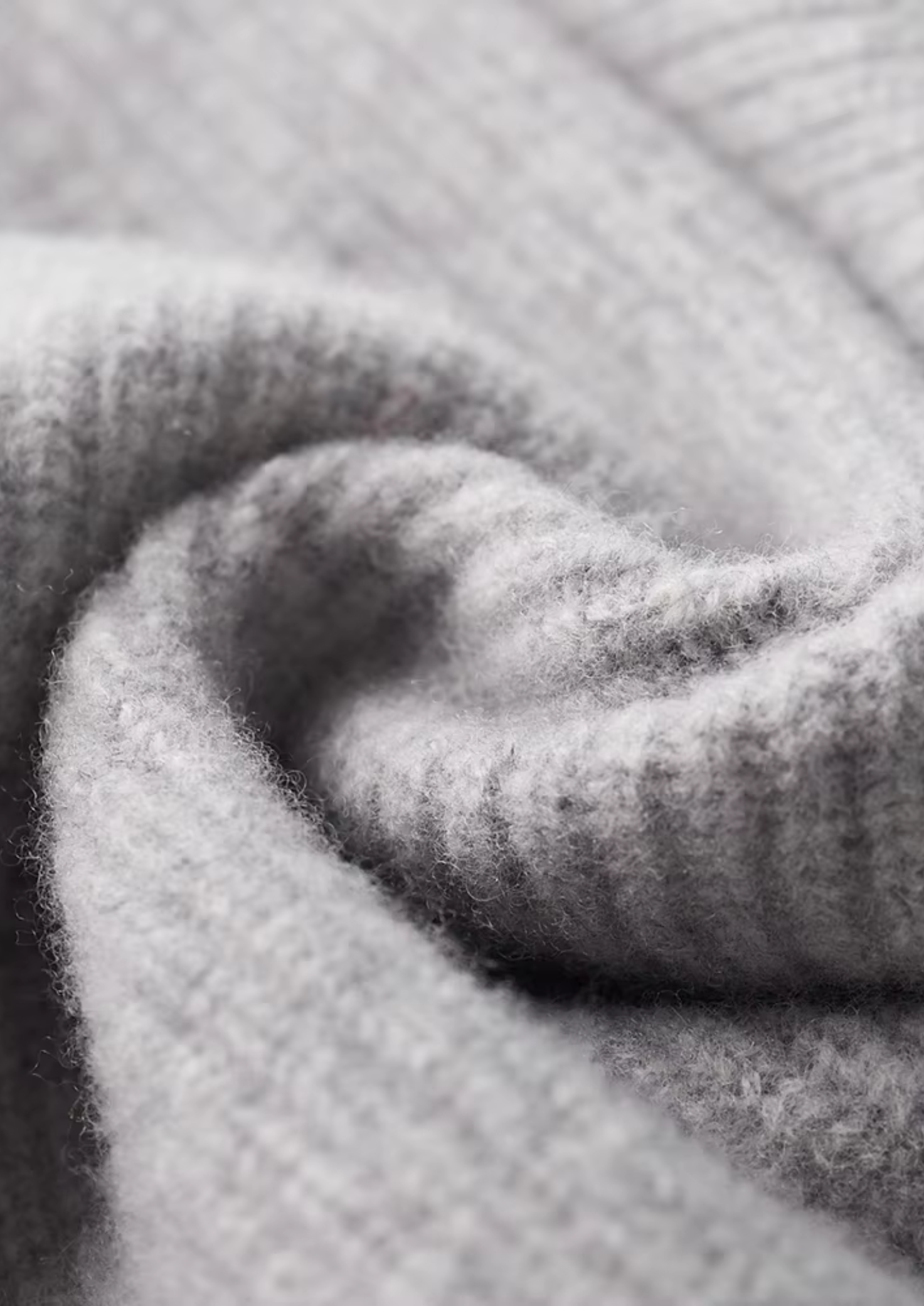 Men’s Zip-Up Ribbed Cardigan Sweater with High Collar – All-Season Casual Layer