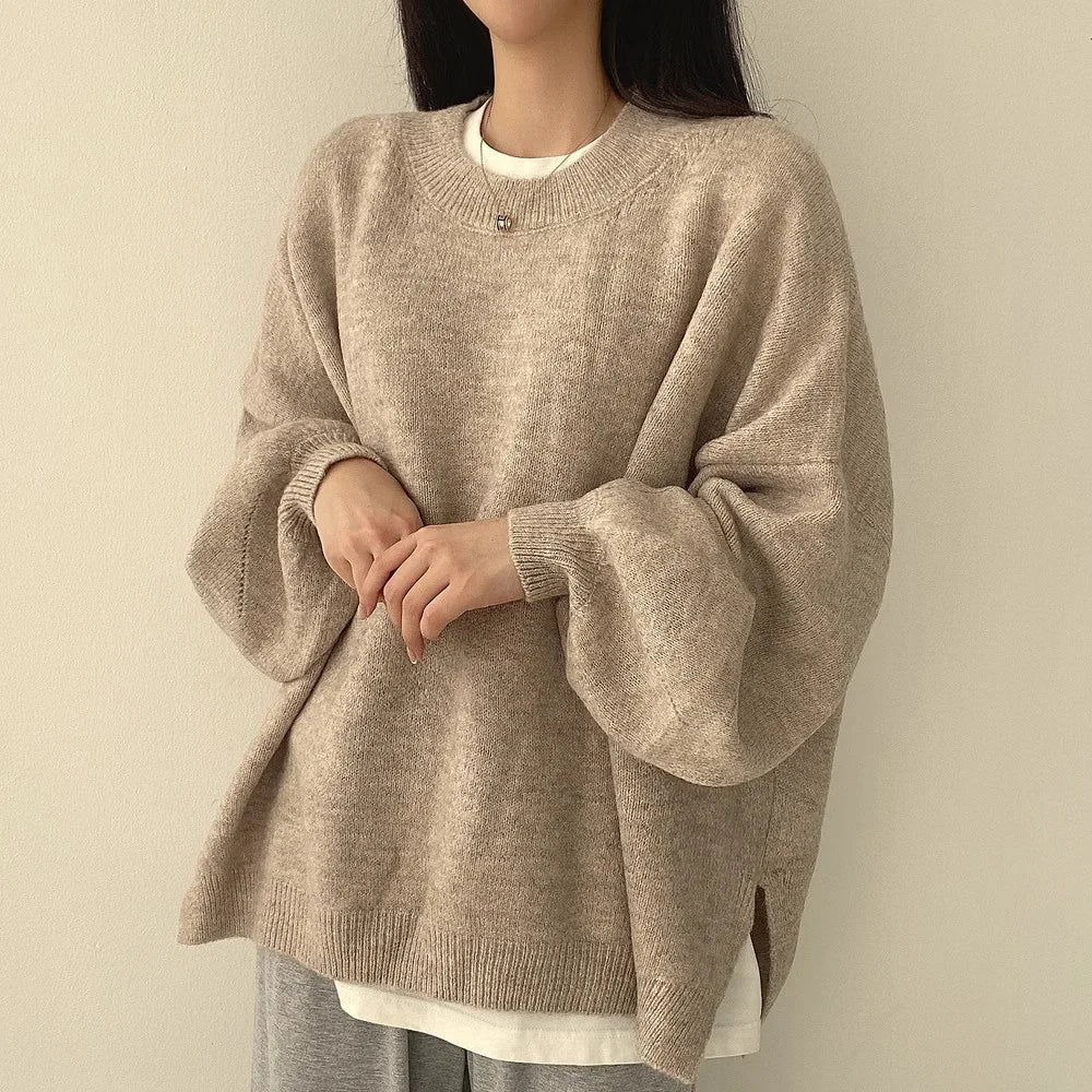 Women’s Oversized Sweater – Relaxed Fit with Drop Shoulders