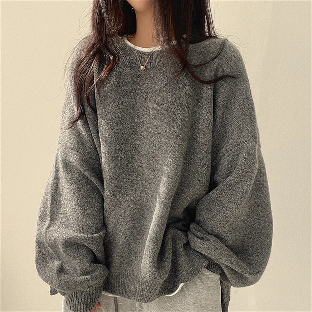 Women’s Oversized Sweater – Relaxed Fit with Drop Shoulders